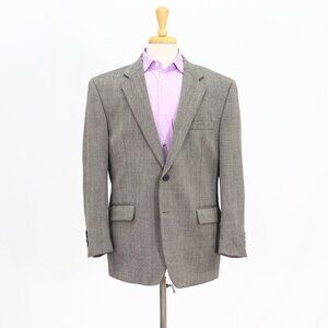 Jos. A. Bank 44S Navy Blazer Sport Coat Jacket 3-Button Stripe Y054